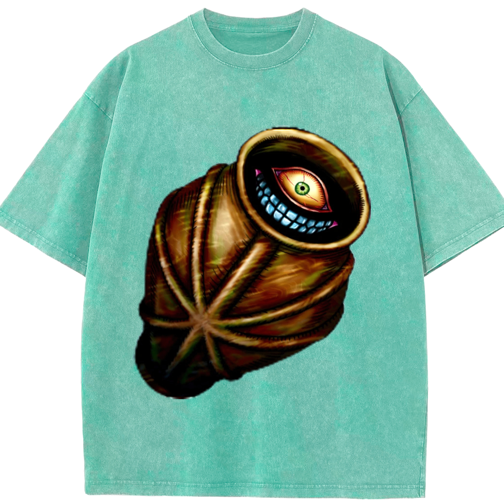 （画像用） 遊☆戯☆王 Yu-Gi-Oh! 綿100% ヴィンテージ風 半袖Tシャツ（フロントプリント）